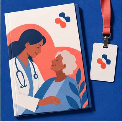 KOVA HEALTH fictional concept artwork demonstrating illustration design