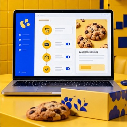 CRUMB CLUB fictional concept artwork demonstrating marketing automation